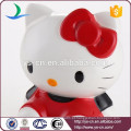 Hot Selling Cute Olá Kitty forma cerâmica Coin Bank